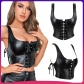 Palace bra bra with adjustable shoulder straps for wearing outside, bandages in front of chicken eyes, tube top, body shaping vest, leather vest