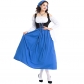 Halloween new adult medieval farm maid Munich Oktoberfest long skirt costume