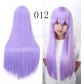 cos wig anime universal color 80CM long straight hair European and American cosplay hot selling models in stock