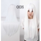 cos wig anime universal color 80CM long straight hair European and American cosplay hot selling models in stock