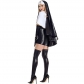 Halloween Patent Leather Nun Costume