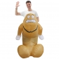 Hot selling inflatable costumes for bachelorette parties, creative carnival costumes, masquerade costumes