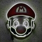 Halloween LED luminous mask Mario Super Mario cartoon game anime hat mask