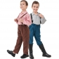 European and American Children's Colonial Farm Boys Clothes