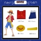 Luffy cosplay clothes One Piece clothes two years later second generation cosplay clothes straw hat shoes props costume