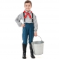 European and American Children's Colonial Farm Boys Clothes