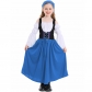 Halloween Costumes Children's Medieval Farm Costume Munich Beer Festival Long Dress