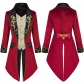 Mens Steampunk Medieval Jacket Gothic Victorian Frock Coat Uniform