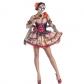 Halloween printed vampire bride costume Ghost Festival party performance costume Day of the Dead COS skull skirt