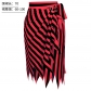 European and American pirate headscarf accessories role-playing costumes burnt flower pointed striped tie skirt