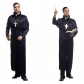 Halloween cosplay costumes, adult masquerade costumes, priest costumes, priest costumes