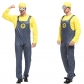 Halloween cosplay costumes, adult Minions party dance costumes, yellow male soldiers