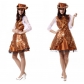 Halloween Cosplay Costumes Adult Stage Performance Costumes Pirate Costumes Pirate Princess Dress