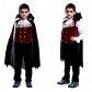 Halloween cosplay costumes children's masquerade vampire costumes with capes