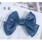 Hand-tied large bow satin headdress hair accessories new wholesale solid color ribbon