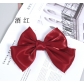 Hand-tied large bow satin headdress hair accessories new wholesale solid color ribbon