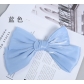 Hand-tied large bow satin headdress hair accessories new wholesale solid color ribbon