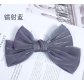 Hand-tied large bow satin headdress hair accessories new wholesale solid color ribbon