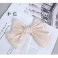 Hand-tied large bow satin headdress hair accessories new wholesale solid color ribbon