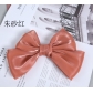 Hand-tied large bow satin headdress hair accessories new wholesale solid color ribbon