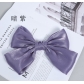 Hand-tied large bow satin headdress hair accessories new wholesale solid color ribbon