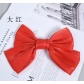 Hand-tied large bow satin headdress hair accessories new wholesale solid color ribbon