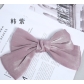 Hand-tied large bow satin headdress hair accessories new wholesale solid color ribbon