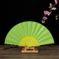 7 inch craft folding fan thickened fan bone flat plain onion powder fan dance fan Spain