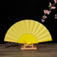 7 inch craft folding fan thickened fan bone flat plain onion powder fan dance fan Spain