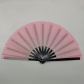 Glitter Kung Fu Fan 33cm Bamboo Bone Fan Wholesale Scallion Powder Fan Large Folding Cloth Fan