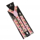 2.5CM thermal transfer suspenders fashion suspenders performance matching suspenders candy color adult suspenders unisex