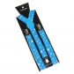 2.5CM thermal transfer suspenders fashion suspenders performance matching suspenders candy color adult suspenders unisex