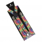 2.5CM thermal transfer suspenders fashion suspenders performance matching suspenders candy color adult suspenders unisex