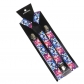 2.5CM thermal transfer suspenders fashion suspenders performance matching suspenders candy color adult suspenders unisex