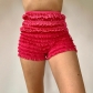 European and American hot selling ladies new fashion lace multi-layer lace multi-color sexy hot girl high waist shorts