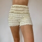 European and American hot selling ladies new fashion lace multi-layer lace multi-color sexy hot girl high waist shorts