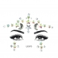 Christmas holiday diamond face stickers resin acrylic diamond INS makeup stage performance tattoo stickers