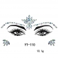 New face diamond stickers acrylic diamond stickers face stickers diamond art party decoration face stickers