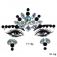 New face diamond stickers acrylic diamond stickers face stickers diamond art party decoration face stickers