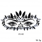 New face diamond stickers acrylic diamond stickers face stickers diamond art party decoration face stickers