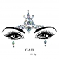 New face diamond stickers acrylic diamond stickers face stickers diamond art party decoration face stickers