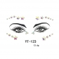 New face diamond stickers acrylic diamond stickers face stickers diamond art party decoration face stickers