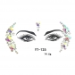 New face diamond stickers acrylic diamond stickers face stickers diamond art party decoration face stickers