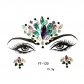 New face diamond stickers acrylic diamond stickers face stickers diamond art party decoration face stickers