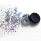 European and American style GLITTER laser sequins glitter powder beauty makeup accessories music festival party makeup face stickers powder
