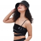 European and American sweet girl sequined women's clothing metallic camisole music festival party event performance clothing tops for women