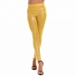 New spring and summer hot gold sexy leggings for women fashion high waist hip lift skinny pants