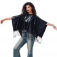 New style tassel cape loose European and American women's shawl performance costume