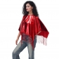 New style tassel cape loose European and American women's shawl performance costume