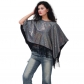 New style tassel cape loose European and American women's shawl performance costume